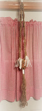 Load image into Gallery viewer, Natural &amp; White Fringy Macrame Planter Hanger
