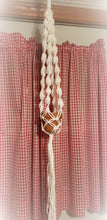 Load image into Gallery viewer, White Macrame Planter Hanger
