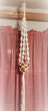 Load image into Gallery viewer, White Macrame Planter Hanger
