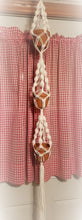 Load image into Gallery viewer, White Rope Macrame 3 Planter Hanger
